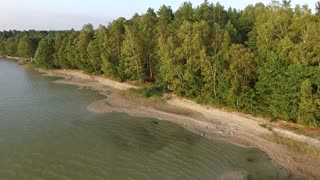 view from the beach near the lake 2