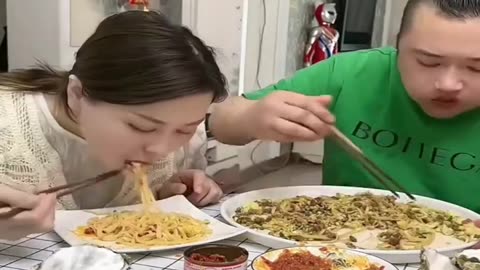 The Best Funny Videos Chinese Couple Prank Eating Delicious Food 2023