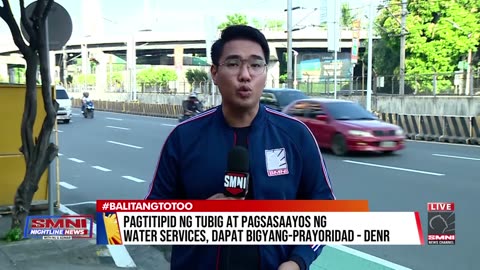 Pagtitipid ng tubig at pagsasaayos ng water services, dapat bigyang-prayoridad —DENR