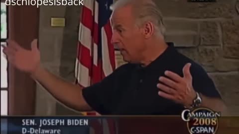 Senator Joe biden in 2007 discussing troop removal from Afghanistan.