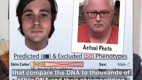 Police are using DNA to make computer generated images of suspects they’ve never seen before