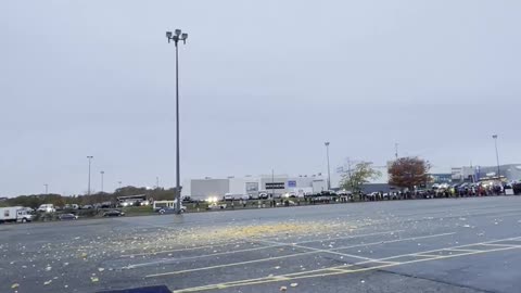 Thousand Pound Pumpkin Dropped 100 Feet