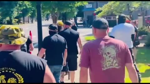 Proud Boys Demask Rose City Nationalists in Oregon City