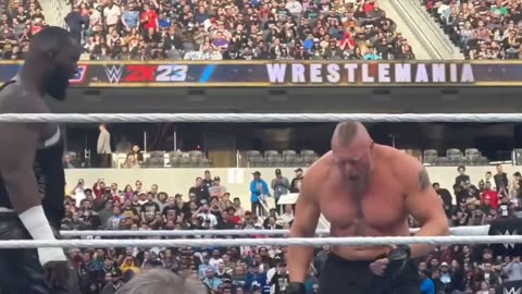 Brock Lesnar vs Omos Wrestlemania goes Hollywood