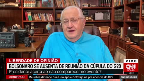 Boris Casoy: Ausência de Bolsonaro no G20 é compreensível - Liberdade de Opinião