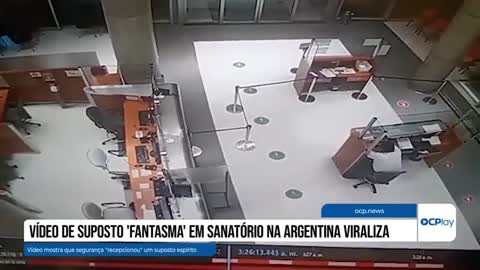 Vídeo de suposto 'fantasma' em sanatório na Argentina viraliza