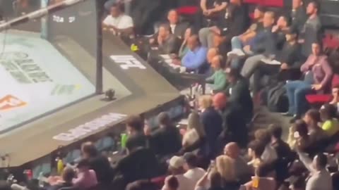 Some fun crowd chants at #UFC302.