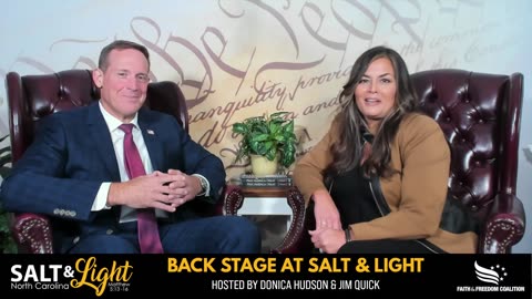 NC Congressman Ted Budd interview at Salt & Light Conference