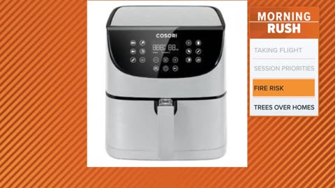 Cosori air fryer recall issued over fire hazard