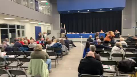 Live - Roseville Ca - School Board Meeting - Packed House