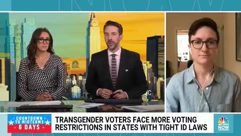 NBC guest claims “voter ID laws disproportionately impact trans people.”