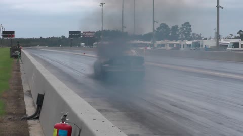 Drag Racing Fire Mustang Wild Ride