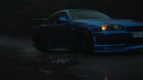 roses. - Nissan Skyline R34 - JDM Edit 4K