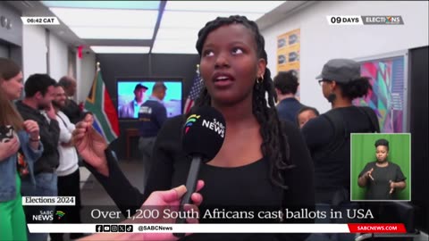 2024 Elections _ Over 1 200 South Africans cast ballots in USA