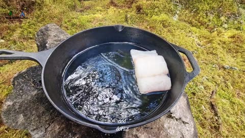 Crunchiest Fish Cakes on Another Level | Asmr Forest Cooking