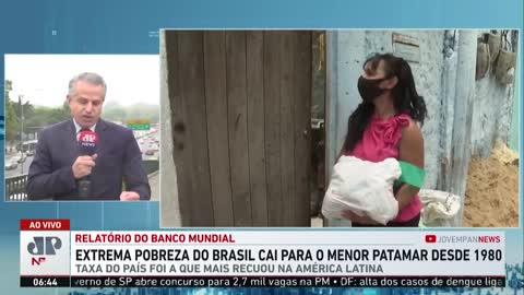 Extrema pobreza do Brasil cai para o menor patamar desde 1980