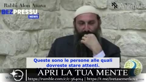 NWO, VACCINI: Olocausto, Rabbino Alon Anava, mascherine, sieri genici Covid19 e sottomissione