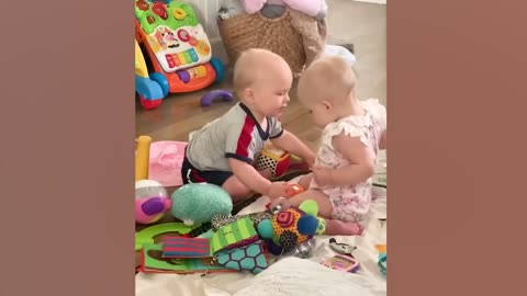 Funny Twins Babies Fighting Everyday