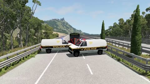 Police Car Chases #5 - BeamNG DRIVE