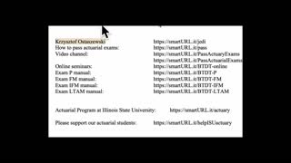 Exam LTAM exercise for November 29, 2021