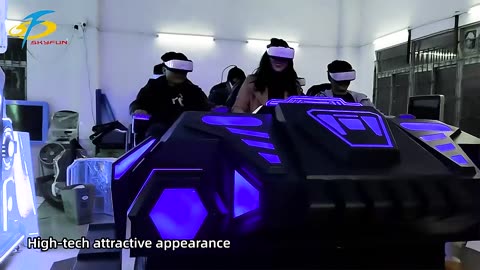 6 sets VR cinema, which can be placed in shopping malls and other places for operation.