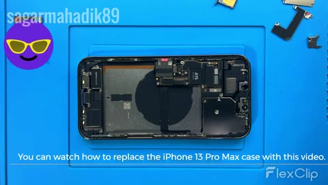 You can watch how to replace the iPhone 13 Pro Max case with this video.