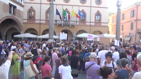 31-07-2021 - RAVENNA NO GREEN PASS - Parte 6 - 00023 - Piazza del Popolo