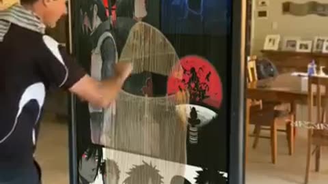 super Uchiha glass wall