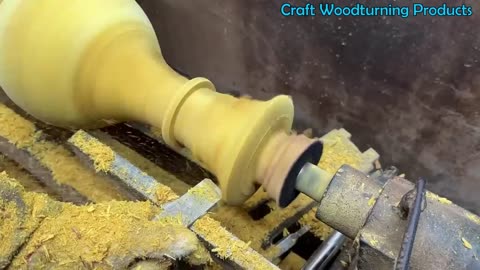 Amazing Craft Woodturning Products - Recycling From A Burnt Wood To Stunning Design With Lathe