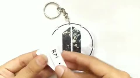 BTS DIY key chain idea