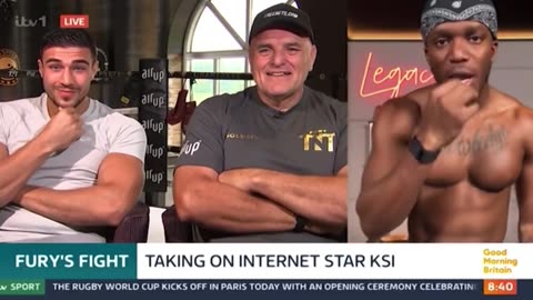 John Fury calls KSI a “human pineapple” in the middle of his anime villain speech