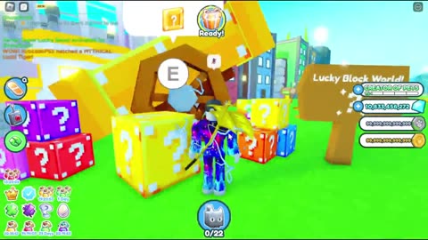 The New Pet Sim X Lucky Block World Update, IS INSANE!