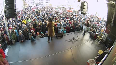 Graz Kundgebung - 12.02.2022 Karmeliterplatz - Mag. Dr. Nadja Hubmann