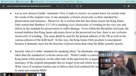 12) Thoughts On The TCC | Matthew 5:17-18 A Verbatim Identicality Tutorial, Part 4