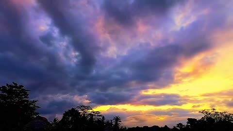 Bluish Purple Clouds