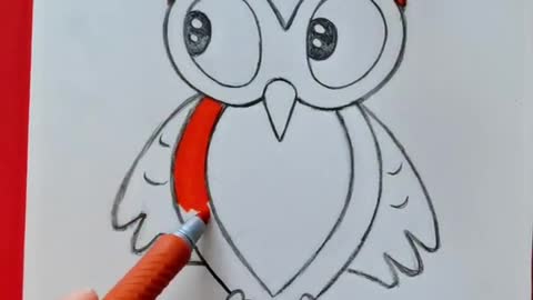 How to draw an owl