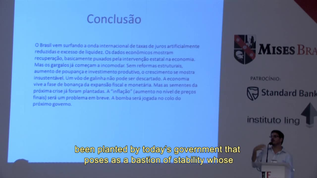 “An Austrian Perspective of the Credit Crisis: Brazil and Abroad” | by Rodrigo Constantino