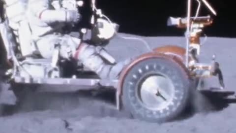 Scientist drive moon car 😱