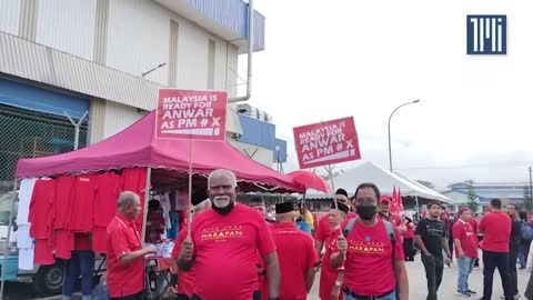 Penamaan calon Tambun, penyokong Anwar meriah, BN dan PN sunyi