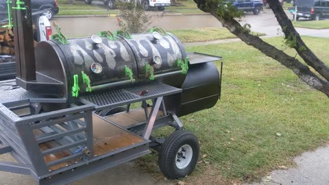 Bbq pit build