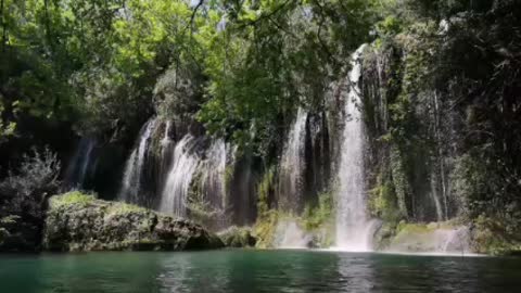 Relaxing Jungle Waterfalls- Beautiful Nature To Sleep Or Relax