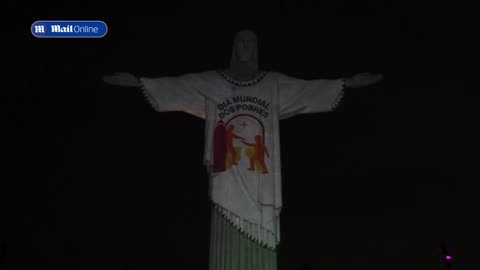 Jesus is a Swiftie! Christ the Redeemer in Rio lit up for Eras Tour