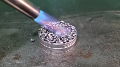 EXPERIMENT Glowing 1000 degree METAL BALL vs METAL AIRSOFT BBs