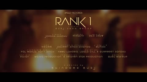 Rank 1 By Jordan Sandhu Latest Punjabi Song 2023 (SaleemiGraphics)