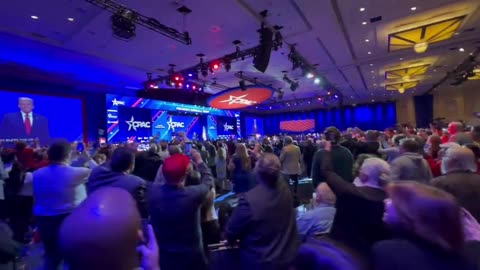 CPAC was “PACKED”! Thank you! Via "DJT"