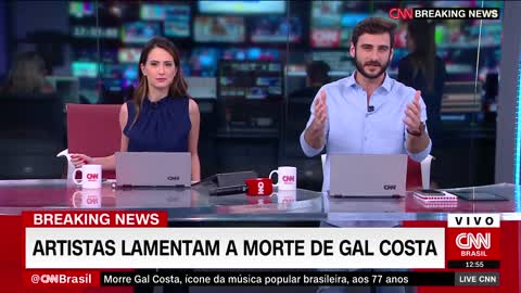 Maria Bethânia lamenta a morte de Gal Costa | LIVE CNN