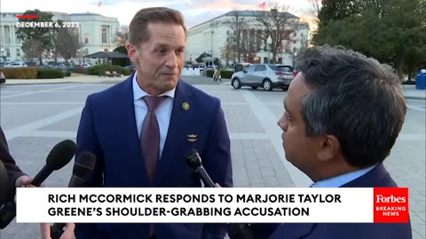 Rich McCormick Directly Responds To Marjorie Taylor Greene's Accusation He Grabbed Her Shoulders