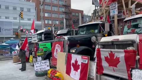 Canadian police hand out final warnings to Freedom Convoy protesters in Ottawa