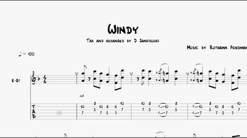 How to play Wes Montgomery's version of Windy on guitar