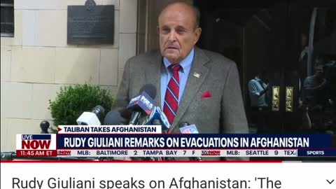 Rudy Giuliani on Biden Afghanistan debacle